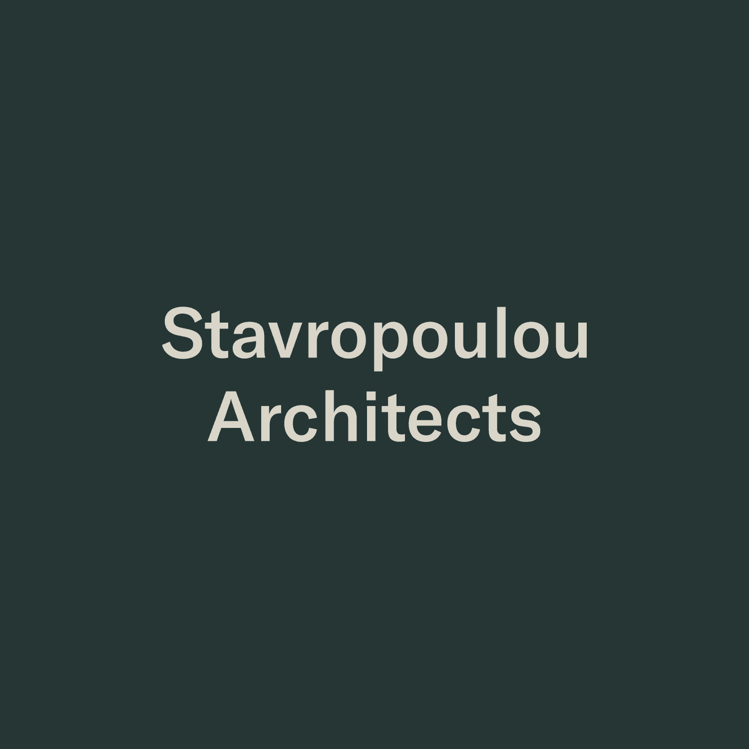 Stavropoulou Architects