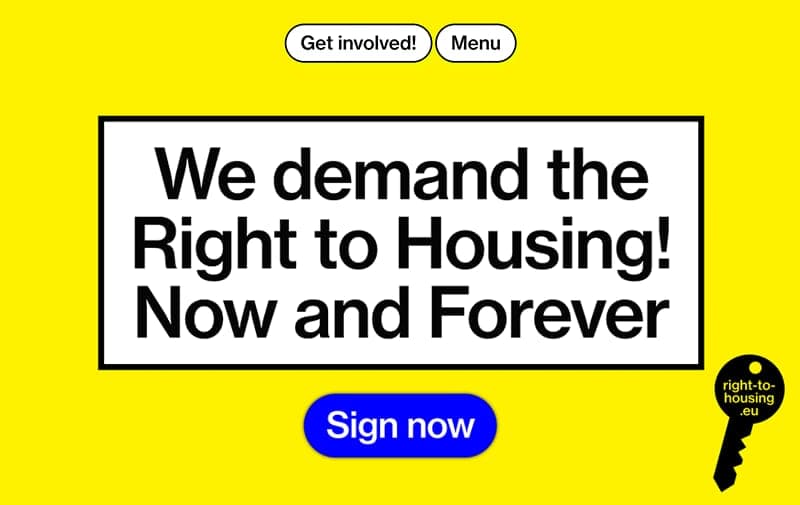 Right to Housing! Now and Forever