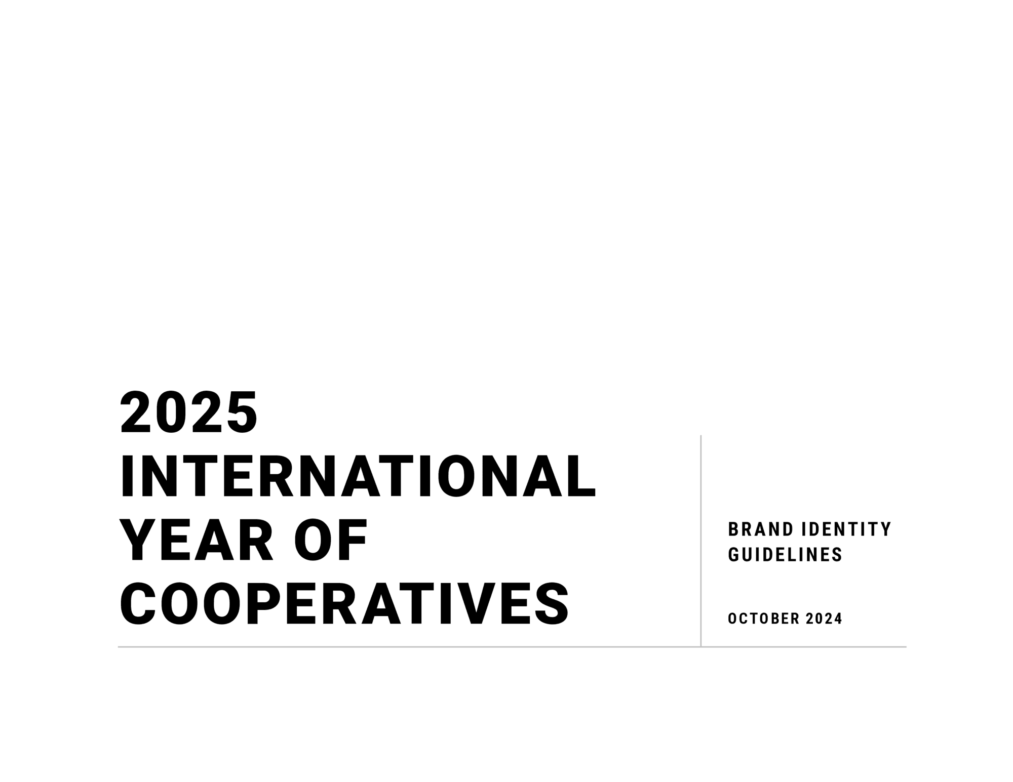 International Year of Cooperatives, 2025
