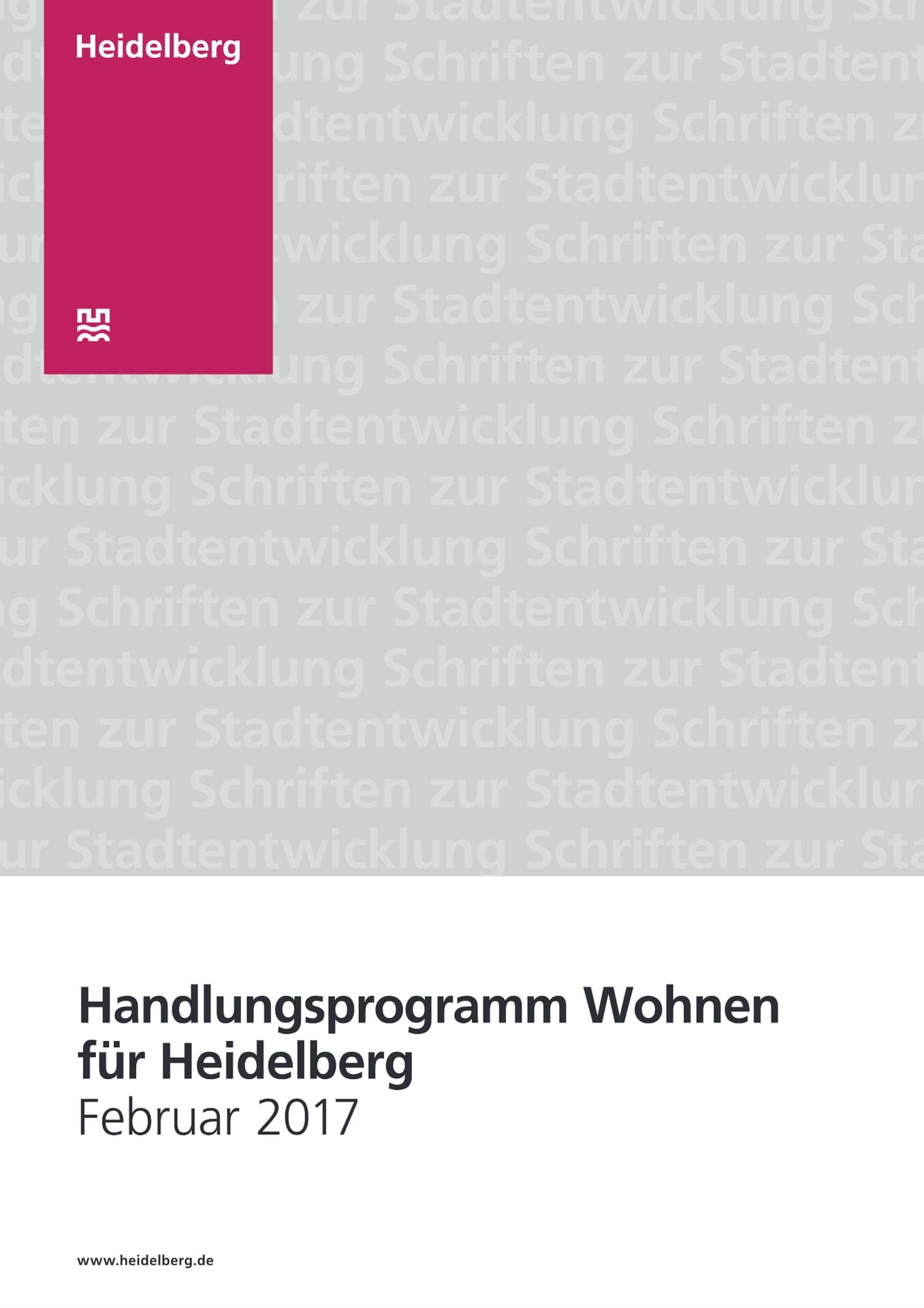 Handlungsprogramm Wohnen für Heidelberg (Februar 2017)