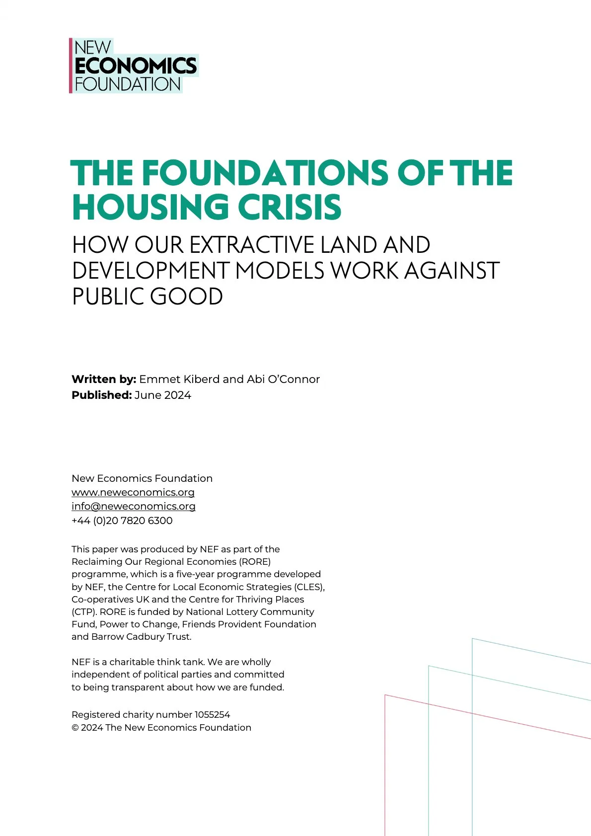 The Foundations of the Housing Crisis - How Our Extractive Land and Development Models Work Against Public Good