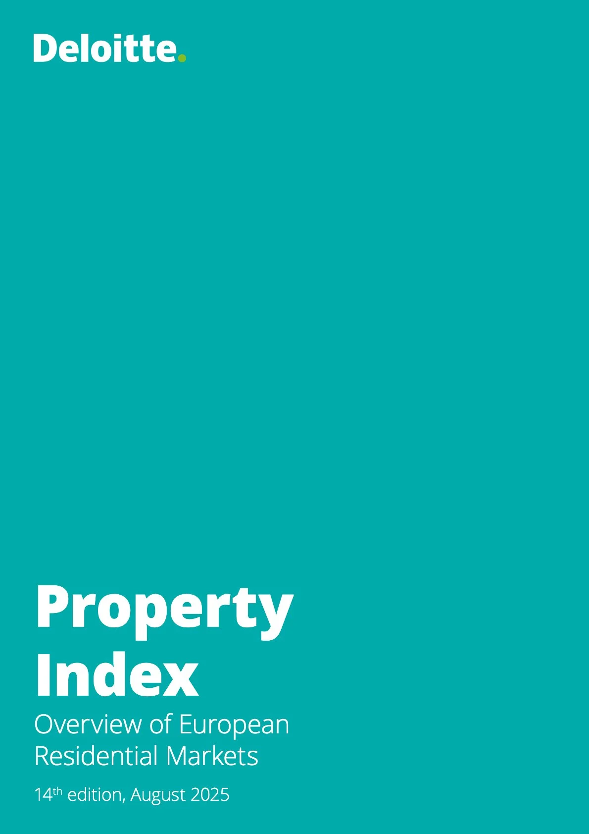 Property Index - Overview of European Residential Markets