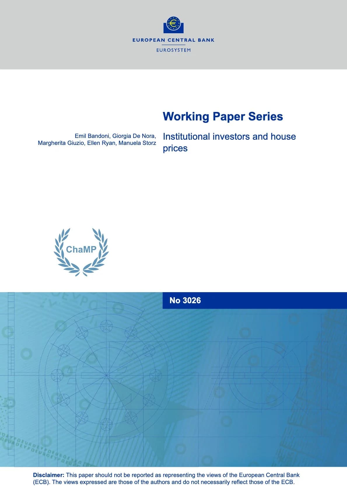 Institutional investors and house prices