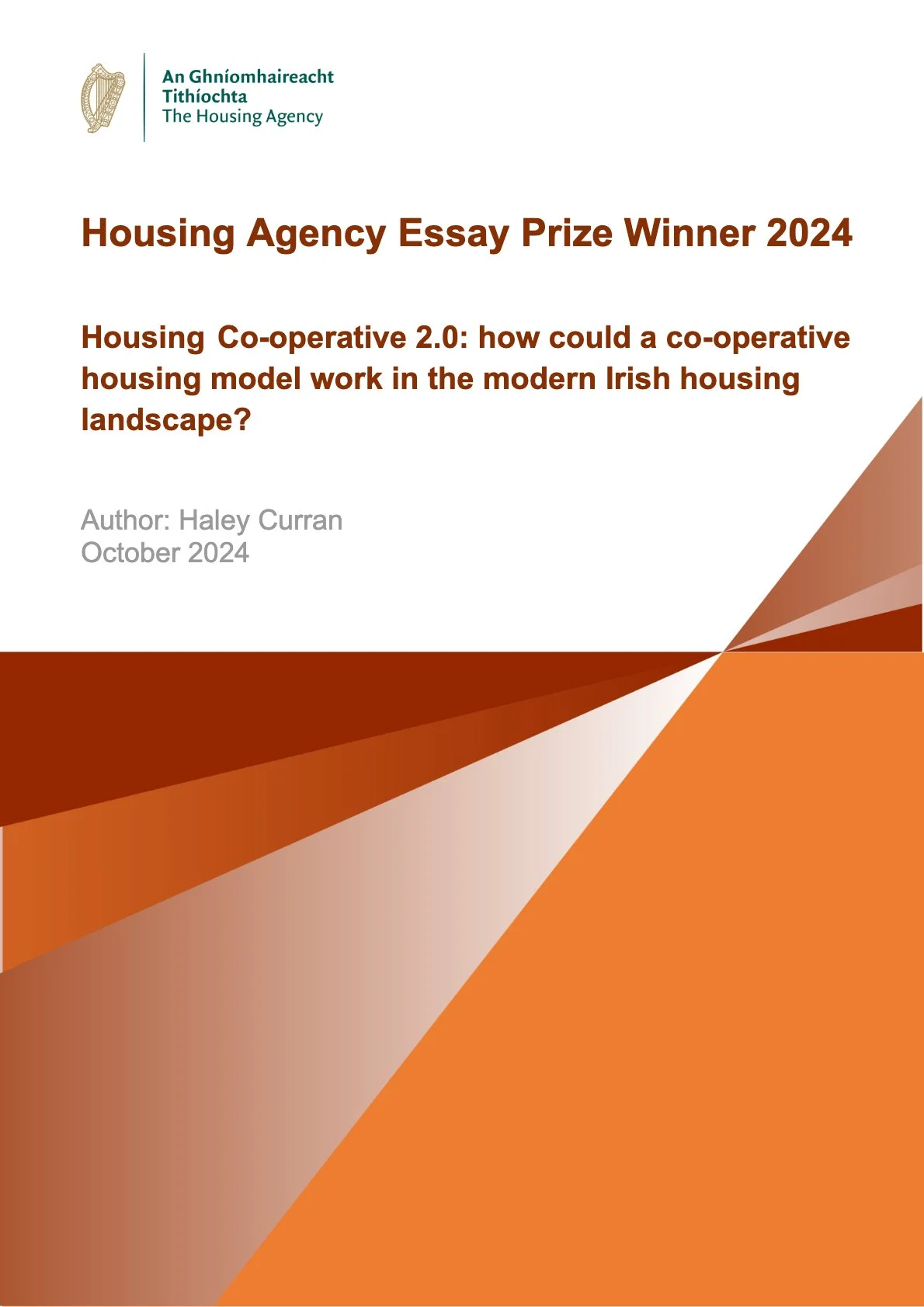 Housing Co-operative 2.0: how could a co-operative housing model work in the modern Irish housing
