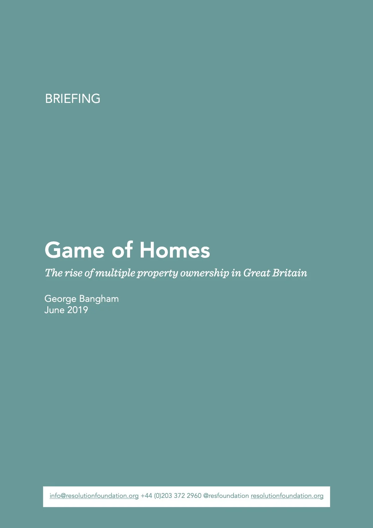 Game of Homes The rise of multiple property ownership in Great Britain