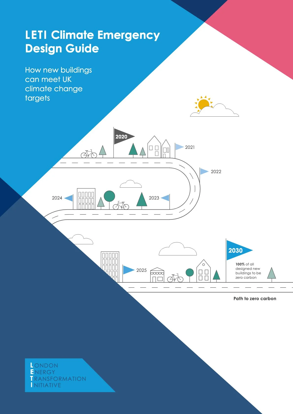 100% of all designed new buildings to be zero carbon