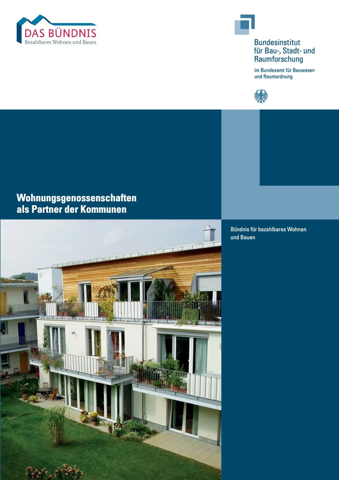 BĂŒndnis fĂŒr bezahlbares Wohnen und Bauen â Wohnungsgenossenschaften als Partner der Kommunen