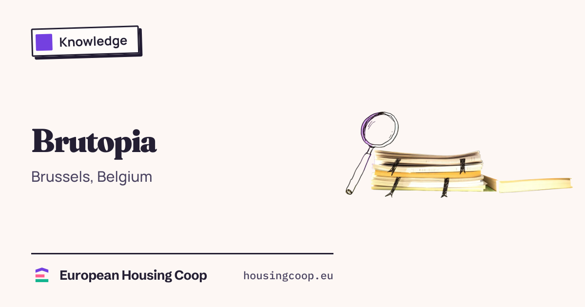 Brutopia Cohousing: Sustainable Living in Brussels | European Housing Coop