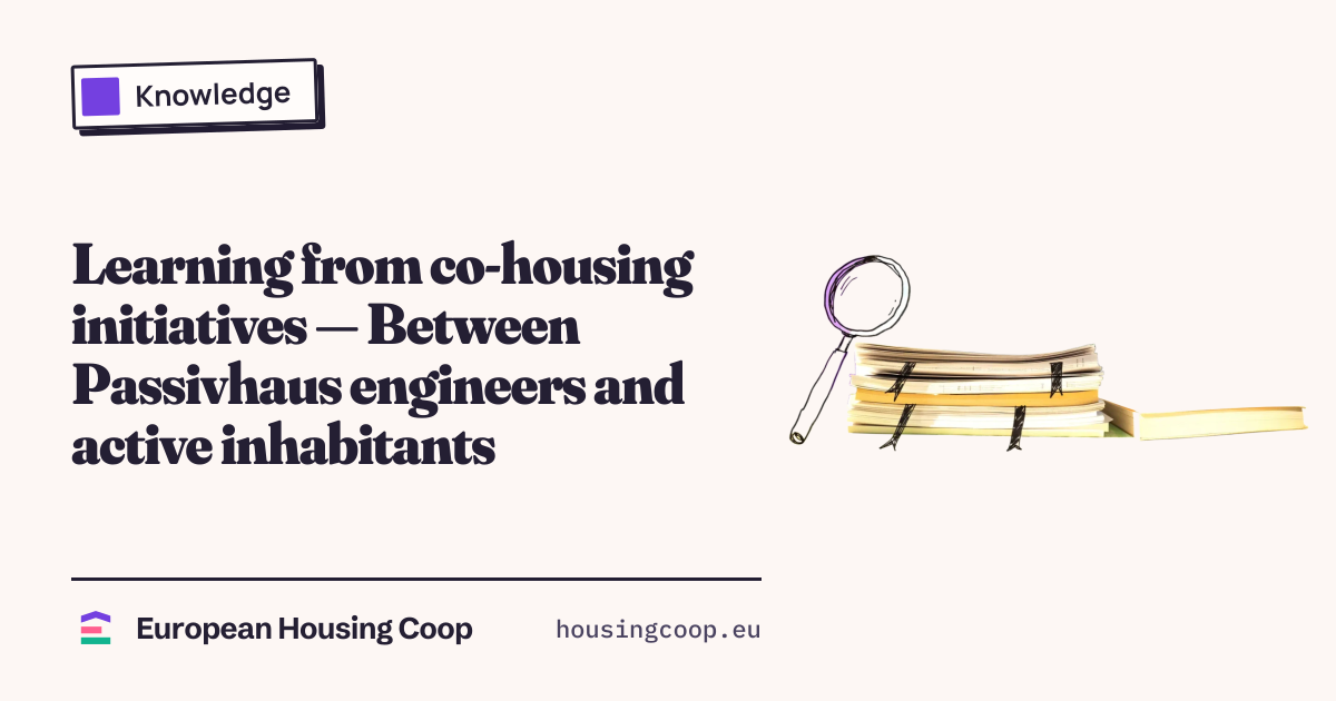 Co-housing Lessons: Passivhaus and Active Inhabitants | European ...